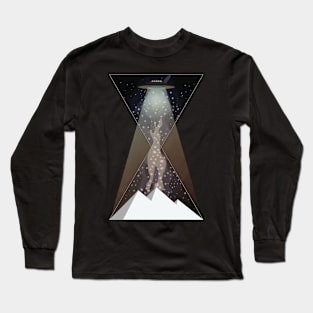 Ufo Pyramids of Time v1 Long Sleeve T-Shirt